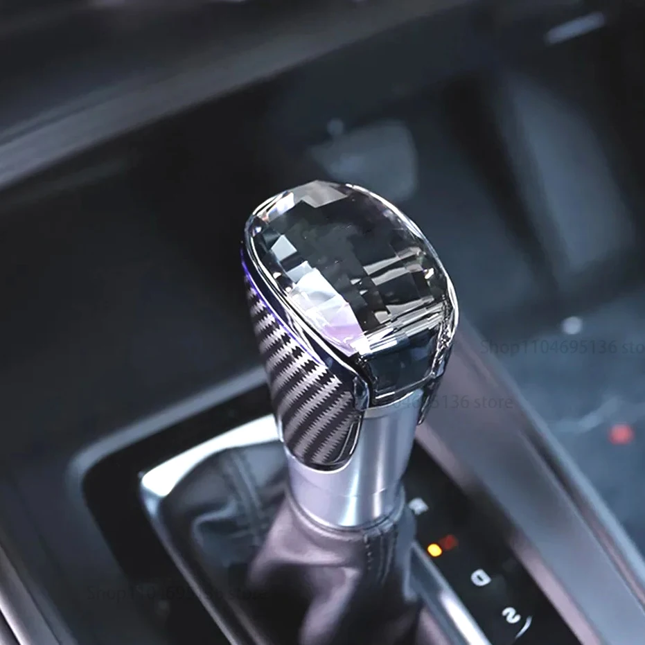 

New! For Honda Accord 2018-2022 Civic Fit 2021 2022 CRV XRV ZRV 2023 Crystal Gear Shift Knob with LED Atmosphere Light
