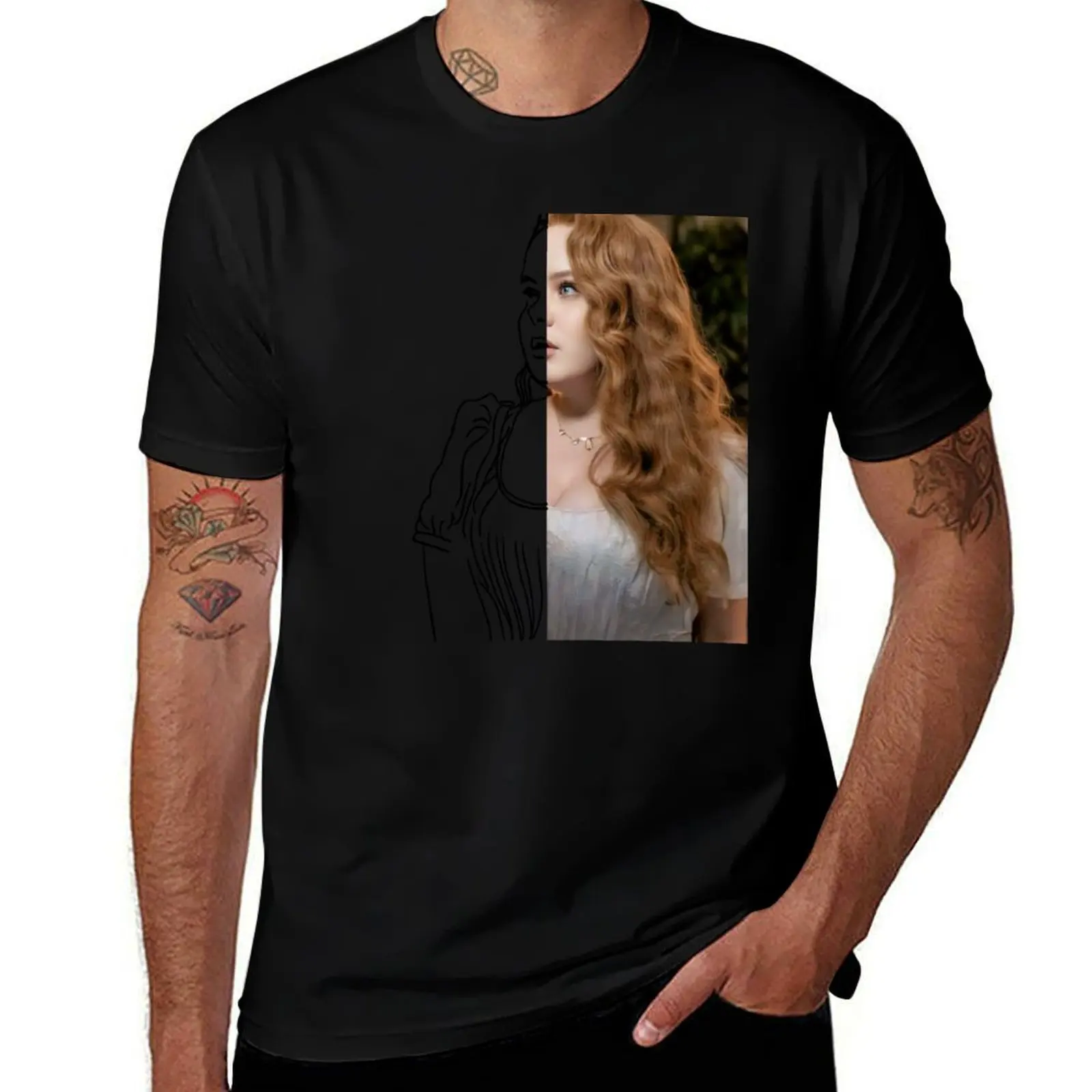 

Penelope1 T-Shirt Man t-shirt blue lock oversizeds Short sleeve tee men
