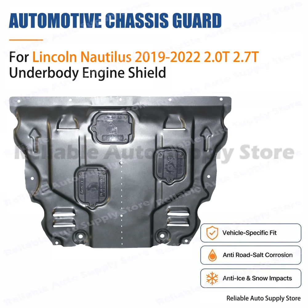 Engine Underbody Guard For Lincoln Navigator 2019-2022 2.0T 2.7T Impact Resistant Quick Installation Skid Plate Car Accessories