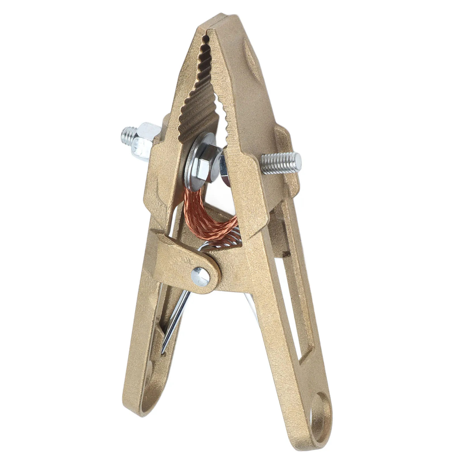 260A 300A 400A 500A 600A 800A Brass A Shape Ground Welding Earth Clamp Argon Arc Welding Machine Welder Electrode Holder Clip