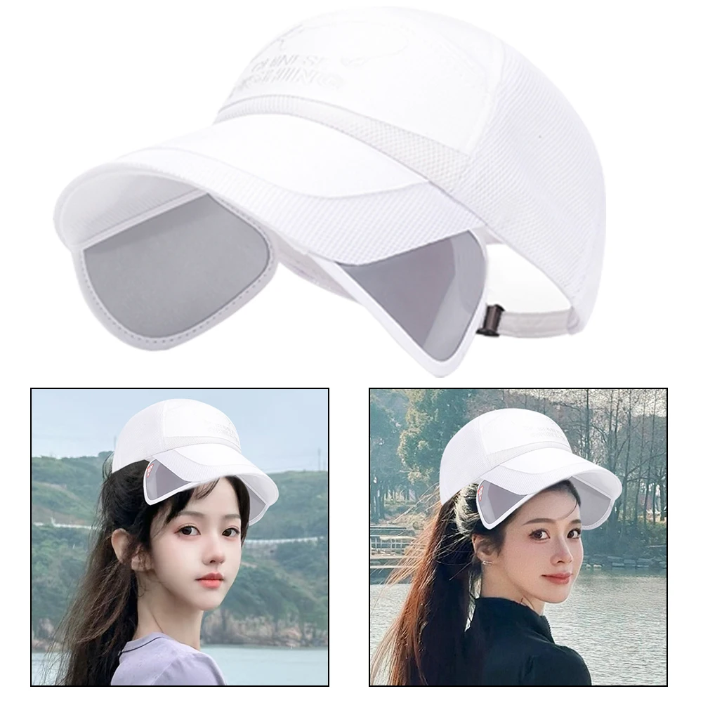 

Шляпа с солнцезащитным козырьком, сетчатая бейсболка, рыболовная шляпа с выдвижными полями, регулируемая летняя шляпа от солнца для мужчин и женщин
