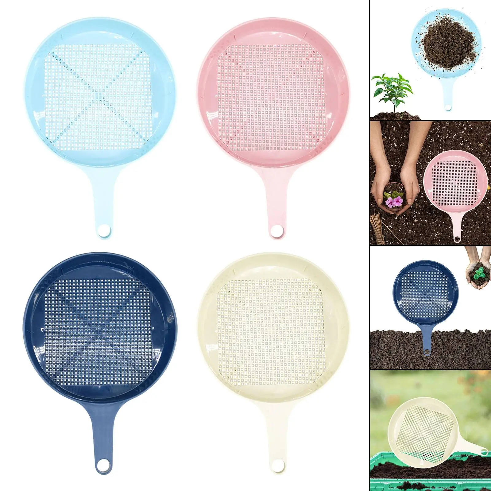 Gartenarbeit Bodensieb Garten Handwerkzeug Siebschaufel Garten Pflanzsieb