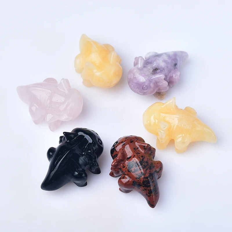 

1pc Natural Rse Quartz Carved Baby Toothless Fengshui Statue Quartz Pink Haling Crystal Figurine Crafts Home Desktop Decor Gift