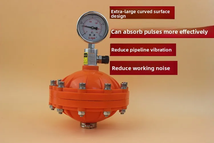 PP Diaphragm Pulsation Dampener–Threaded Surge Suppressor / Buffer Tank for Metering Pumps,Chemical Dosing &Wastewater Treatment