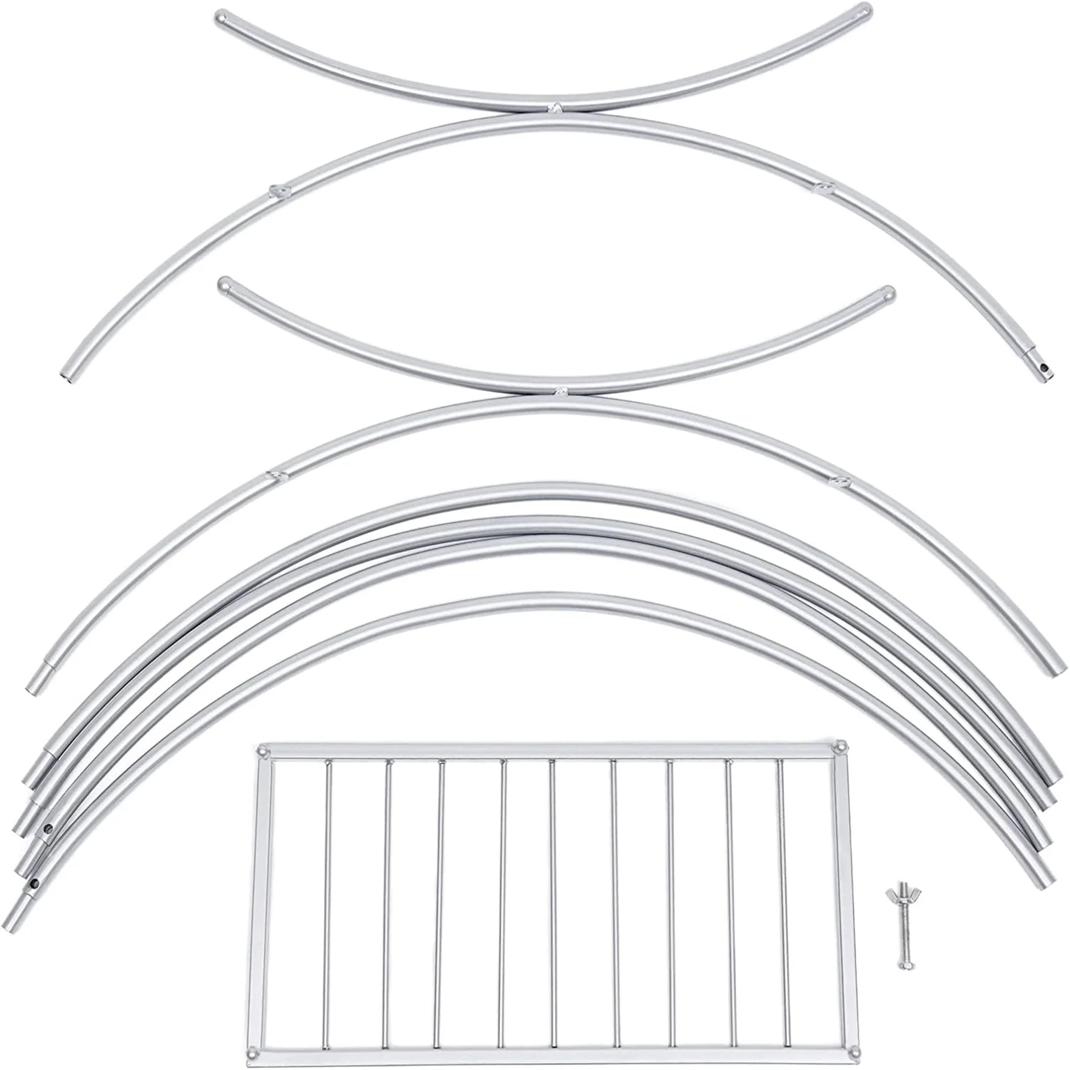 Gold/ Silver Double Circle Wedding Arch Rack Cake Display Stand Balloons Flower Holder Background Silver/Gold