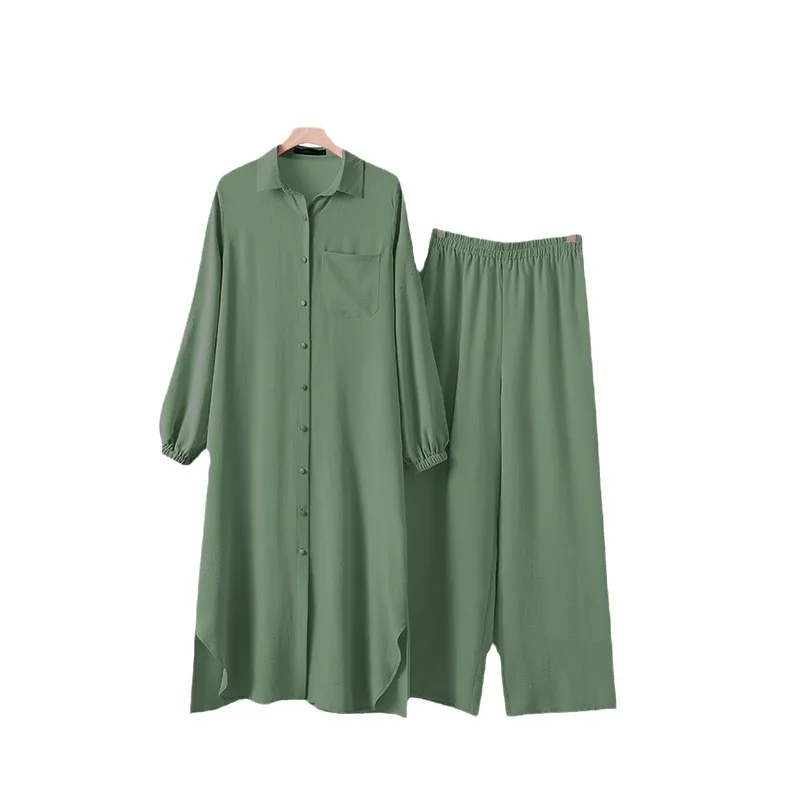 Muslim dress long sleeve two-piece set