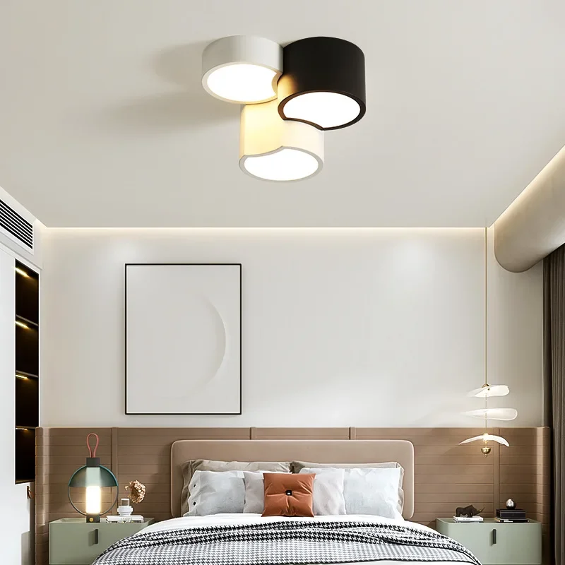 Moderna lampada da soffitto a LED per soggiorno sala da pranzo corridoio camera da letto triangolo ultrasottile plafoniera decorazioni per la casa apparecchio di illuminazione per interni