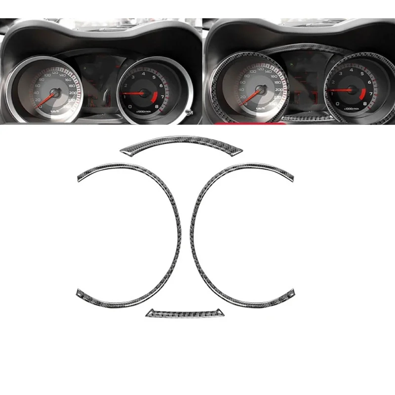 Car Accessories Speedometer Sticker For Mitsubishi Lancer GT GTS ES DE 2008-2015Instrument Panel Modified Cover Carbon Fiber