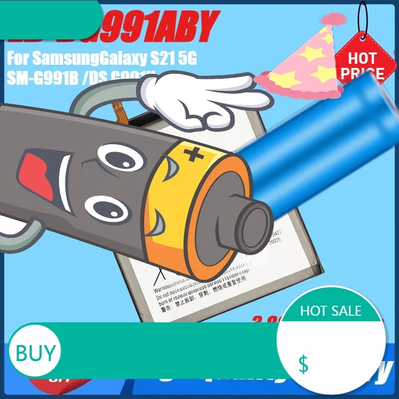 

3.88V 4000mAh EB-BG991ABY Rechargeable Batteries For SamsungGalaxy S21 5G SM-G991B /DS G991U Batteries
