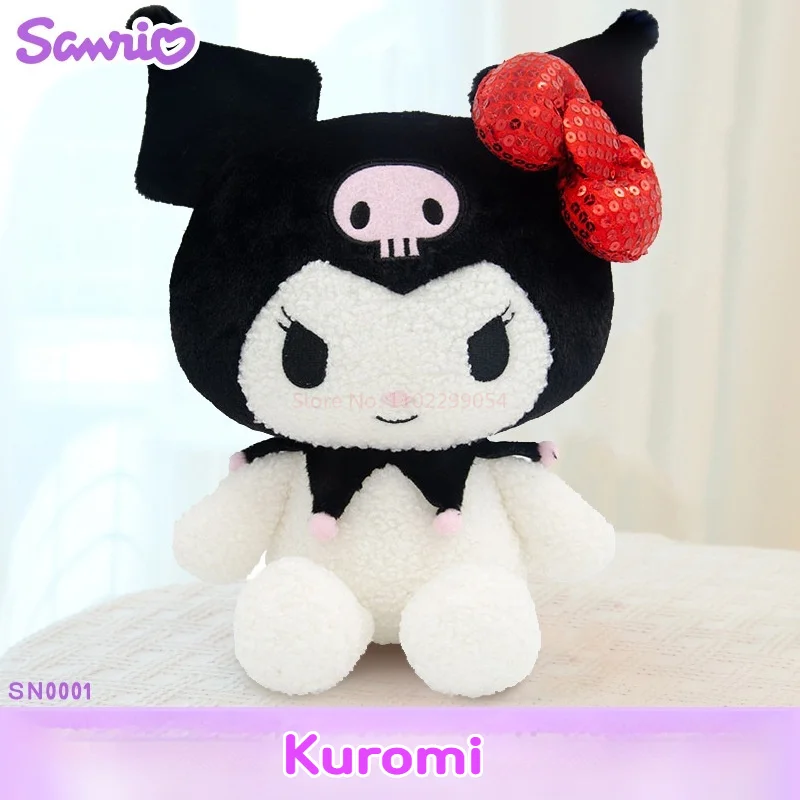 Poupées en peluche Sanurgente Hello Kitty pour enfants, modèle Kuromi My Melody, figurines cancers, jouet en peluche Kawaii, cadeaux de Noël, nouveau