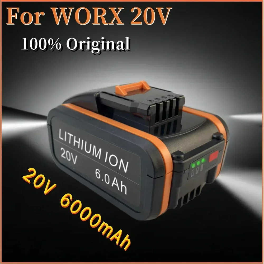 

Литий-ионный аккумулятор для Worx WA3553, 20 в, 3572 Ач, беспроводной Электроинструмент WA, WA3553, WX390, WA3551, WX176, WX178, комплект для зарядки аккумуляторов