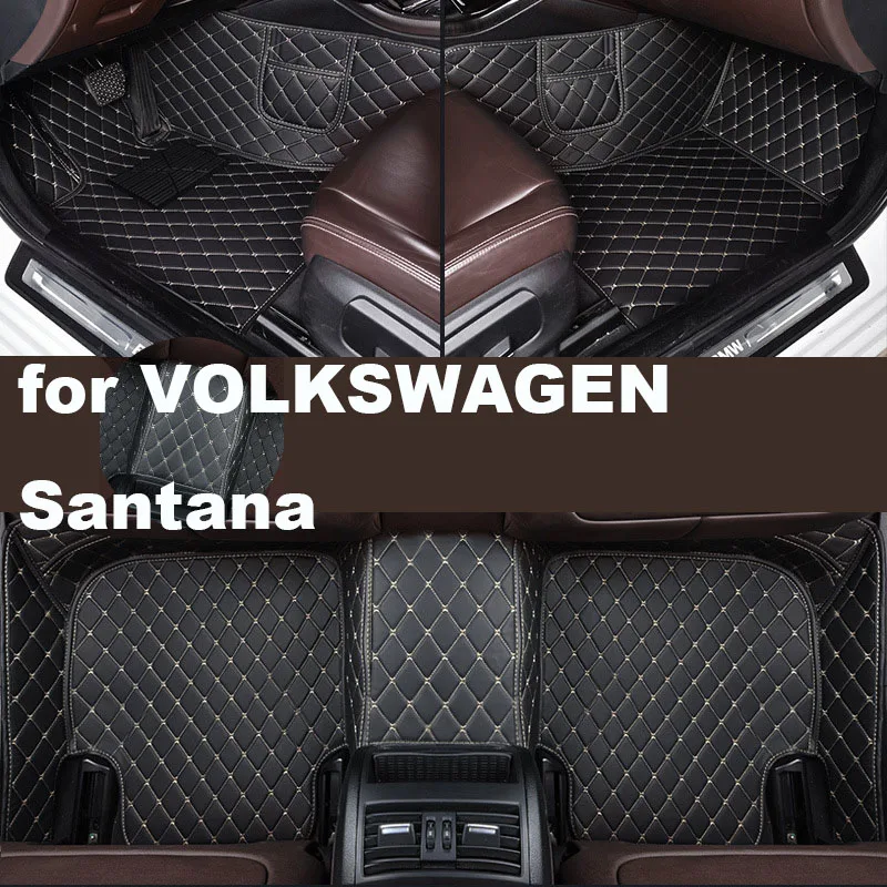 Car Floor Mats for VOLKSWAGEN Santana  2006-2010  Accessories Customized Auto Carpets