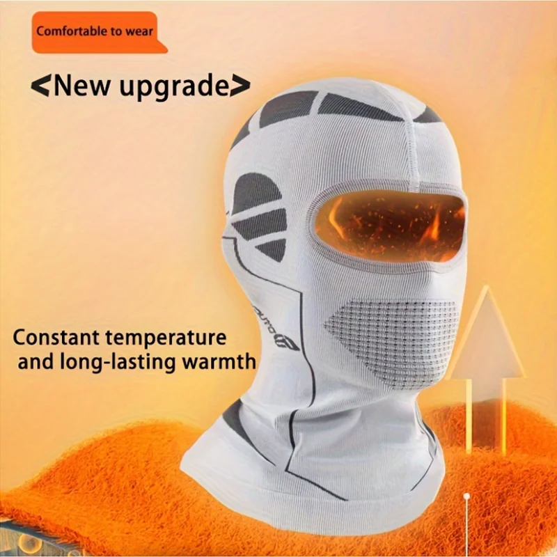 Winter Thermal Head Cover Balaclava Elastic Cold-Proof Cycling Hunting Full Face Mask Men Women Warm Skiing Helmet Liner Cap