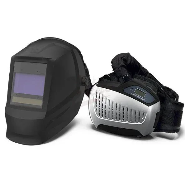 CE Niosh welding papr helmet,  true color auto darkening welding helmet with PAPR ventilation for heavy industry