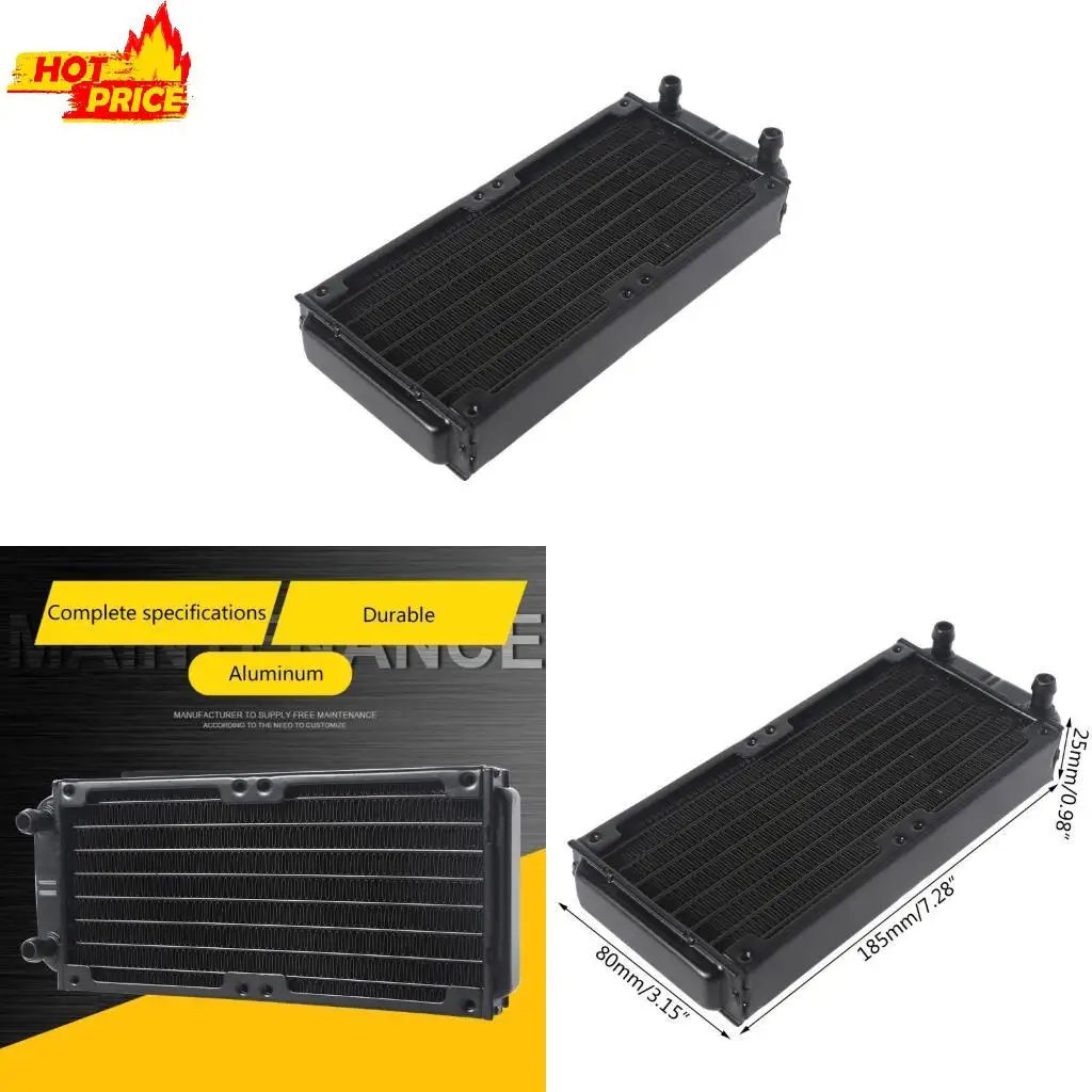 

Aluminum Radiator 10 Pipes Aluminum Heat Exchanger Liquid Cooling Heat Sink