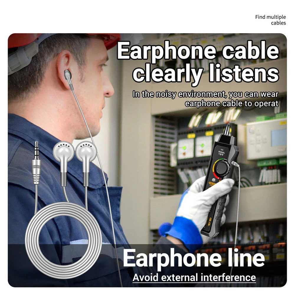 ใหม่ M469A สมาร์ทเครื่องทดสอบสายเคเบิลเครือข่าย RJ45 RJ11 LAN เครื่องทดสอบสายเคเบิล Finder Wire Tracker ตัวรับสัญญาณเครือข่ายซ่อมเครื่องมือไฟฟ้า