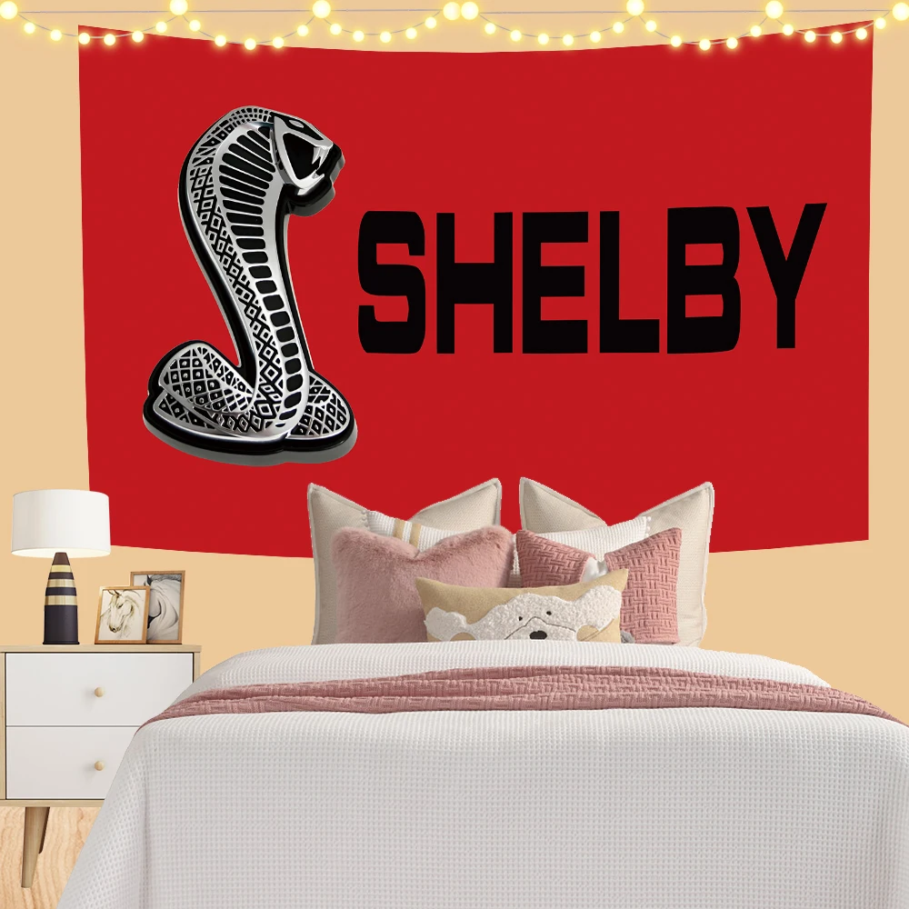 JimonFlag 60X90CM 90x150CM F Racing Car Flag Polyester Digital Banner for Garage Wall Art Out Door Decoration Shelbys Flag