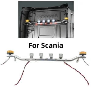 مصباح قبة Tamiya-LED Spotlight ، مصباح هندسي للجرار RC ، سكانيا أكتروس 56335 56348 فولفو ، قطع غيار شاحنات RC ، 1/14 أفضل 10 شاحنات فولفو للتحكم عن بعد - رقم 6