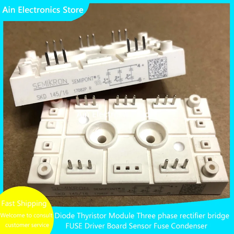 SKD33/16 SKD53/16 SKD83/16 SKD53/12 SKD53/18 SKD145/16 SKD115/16 NEW AND ORIGINAL IGBT MODULE IN STOCK