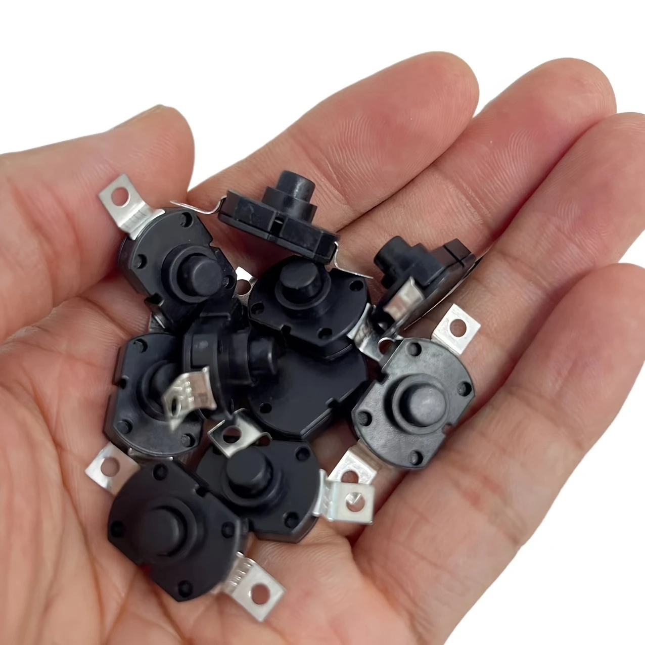 1712-KD 2P self-locking rocker switch  for DIY robot builds & repairs, flashlight replacement universal decorative on/off button