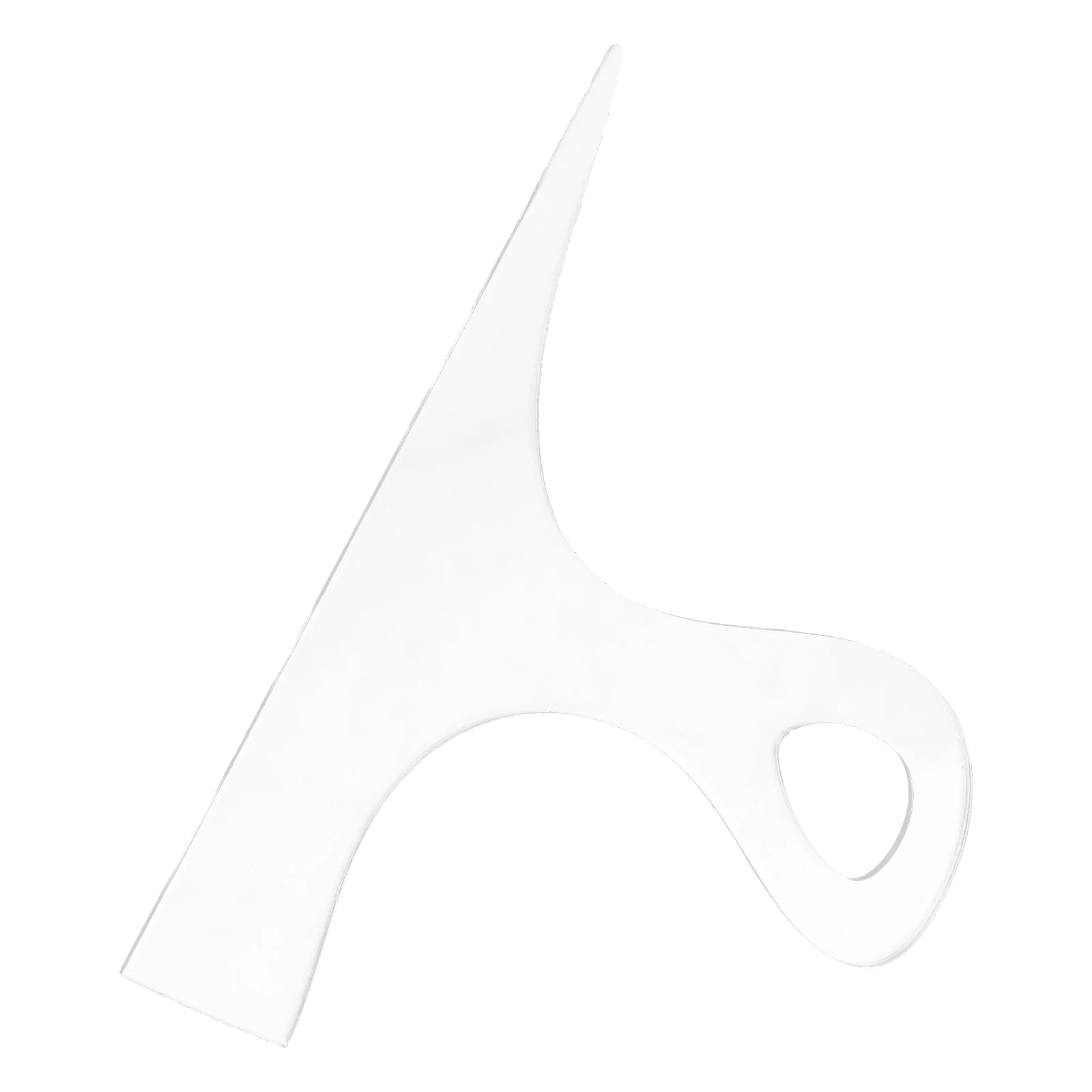 

Large Transparent Acrylic Cutting Board Handle Template Kitchen Woodworking Tool Charcuterie Router Stencil Durable Chopping