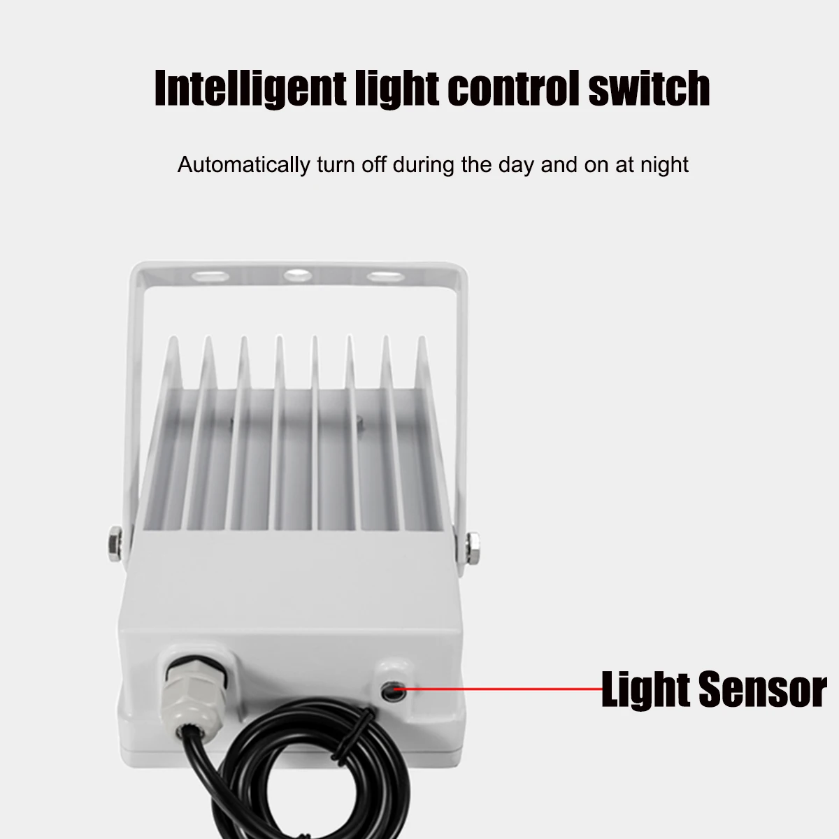 Outdoor Waterproof Camera 850nm IR Illuminator, AC110V-240V DC12V Automatic Sensing Fill Light Infrared Night Vision LED Lamp