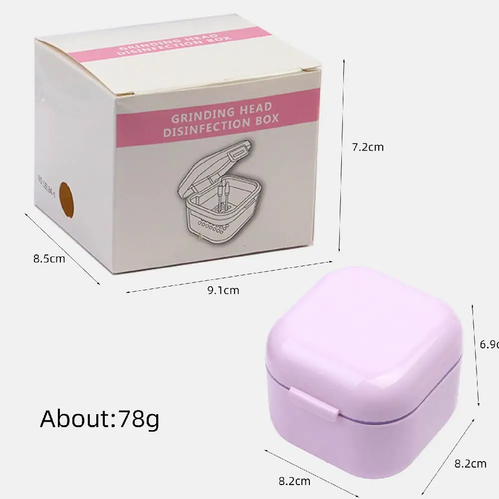 Nail Tool Sterilizer Box Plastic Sterilization Tray for Nail Art Accessories Tools, Disinfectant Container Soaking Box