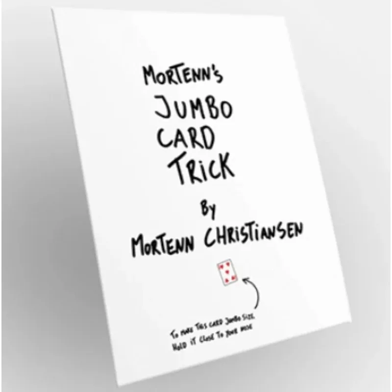 มอร์เทนน์'s จัมโบ้ การ์ดทริก การ์ดที่เลือก ทำนายการ์ด กลไกมายากล ตลกบนเวที ภาพลวงตาระยะใกล้ กลไกมายากล ของเล่นมายากล  อุปกรณ์ประกอบการแสดงมายากล