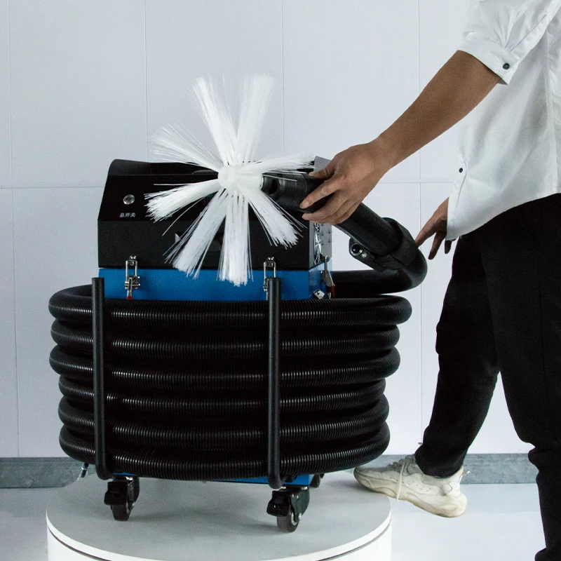 Máquina de limpieza de conductos de escape de aire de bajo costo para máquina de limpieza de conductos de aire acondicionado