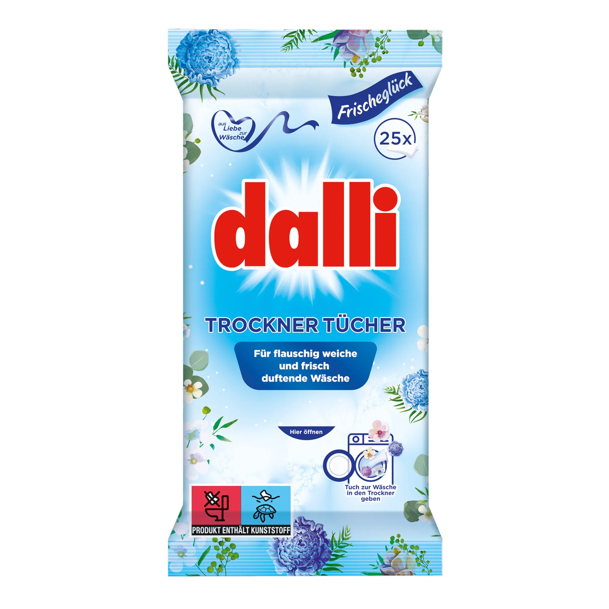 DALLI dryer wipes 25 PCs