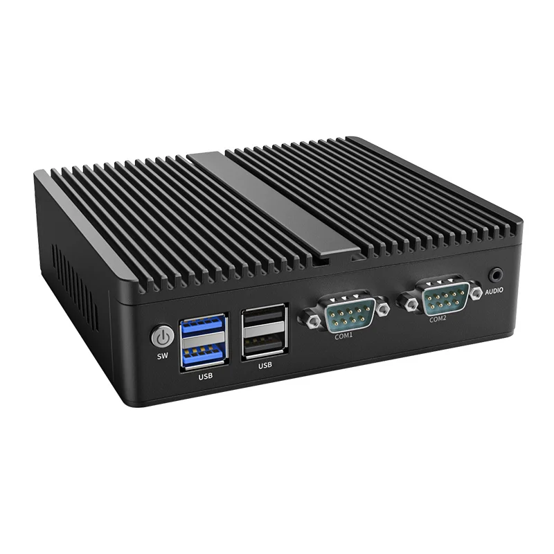 Imagem -05 - Mini pc Fanless Industrial Computador Desktop pc Home Linux e Ubuntu Wifi Lan Duplo Rs232 Rs485 Win10 11 Pro J4125 J1900 N2840 N2940