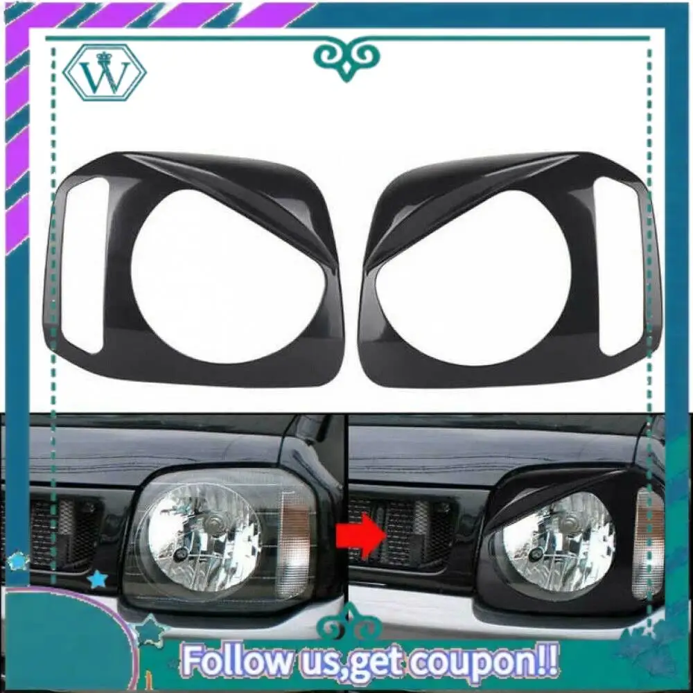 

AA92-Lamp Hoods Stickers Car Headlight Light Lamp Cover Garnish For Jimny JB23 JB33 JB43 1998-2017