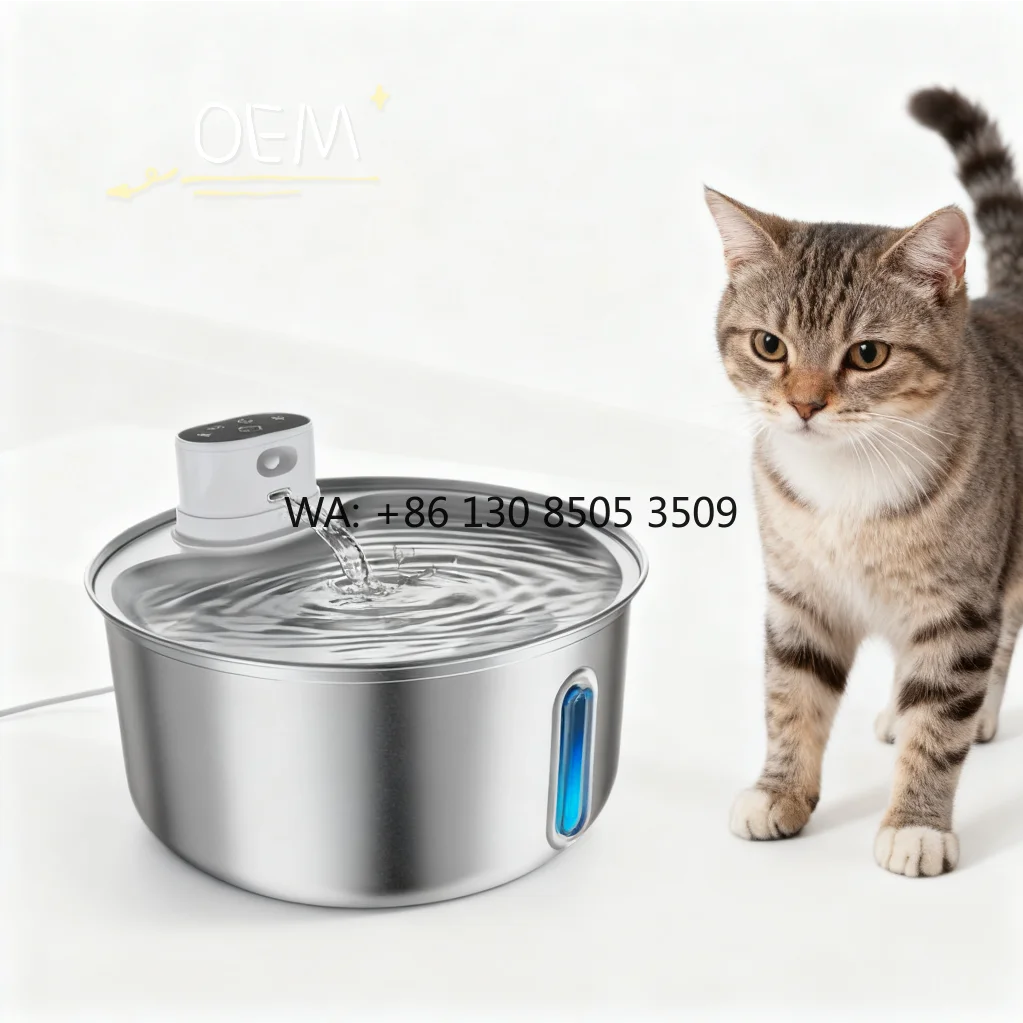 

OEM Water Fountain Smart Pet Water Dispenser Automatic Circulation Strong Filtration Cat Drinking Fountain Ultra Quiet