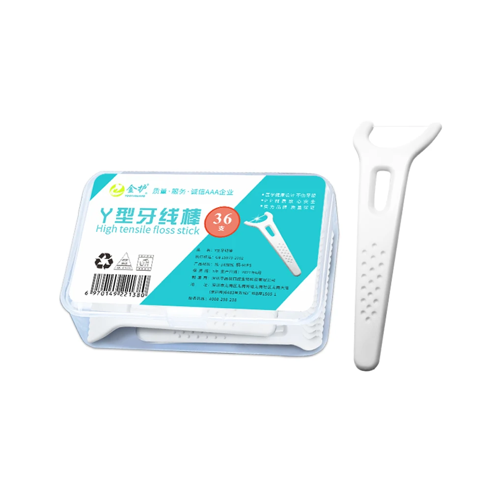 360 Pieces Y-Shaped Floss Picks Portable Interdental Brushes Oral Cleaning Tools Floss Sticks for Back Molars