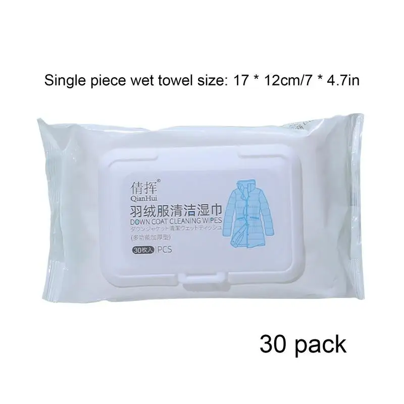 Wipes Down Coat Cleaning Care For Jackets Quickly Remove Stain Wet Wipes Clothes Cleaning Care Wash-free Cleaning