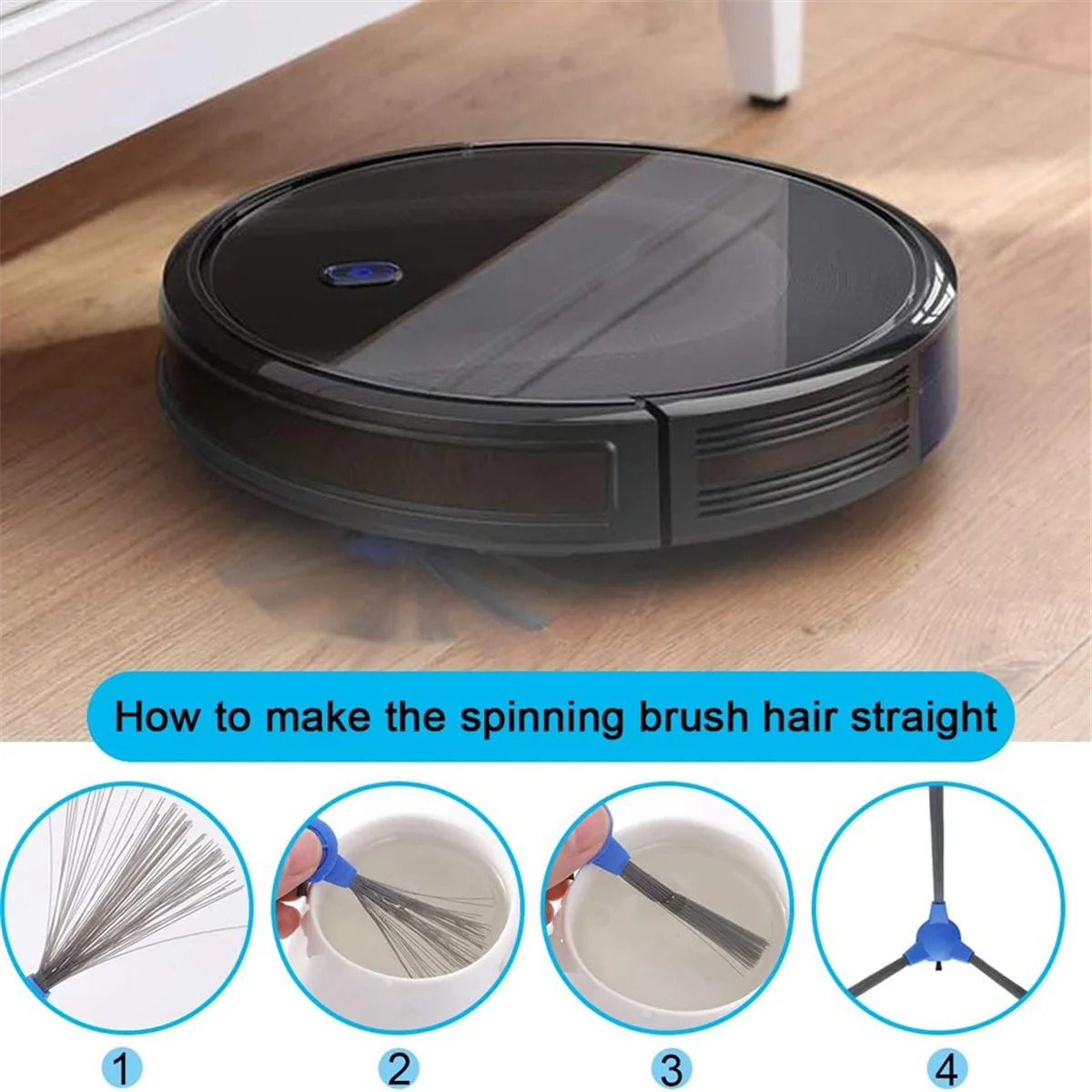 แปรงด้านข้างสําหรับ Eufy RoboVac 11S 11S MAX 30 30C 30C MAX 15C 15C MAX 25C 35C G10 G30 G30 Edge G30 Hybrid G40 Hybrid สูญญากาศ