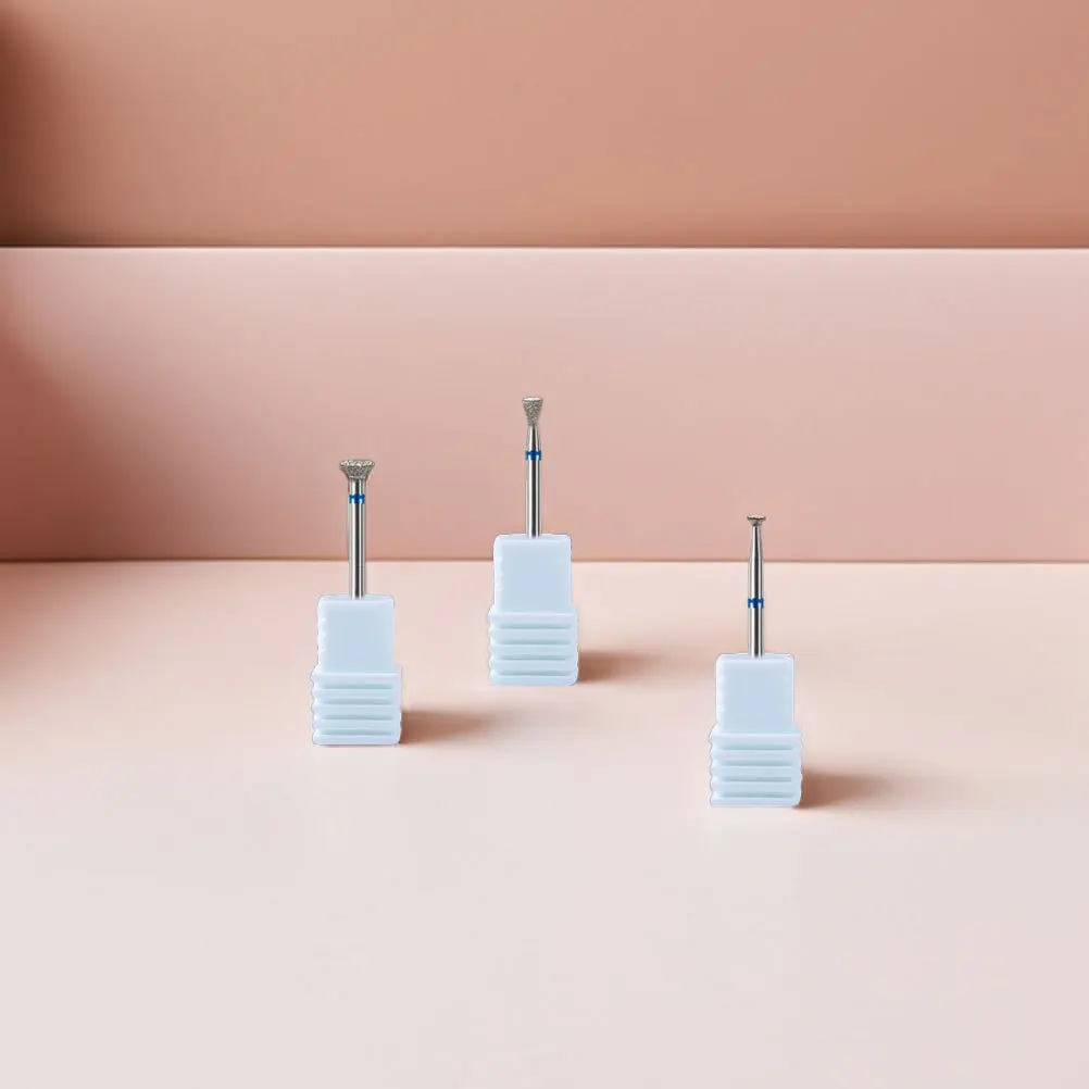 7 قطعة لقمة ثقب الأظافر الماس إزالة الجلد الميت نصائح المهنية مانيكير باديكير مسمار تشكيل هلام إزالة البولندية لقمة ثقب آمنة