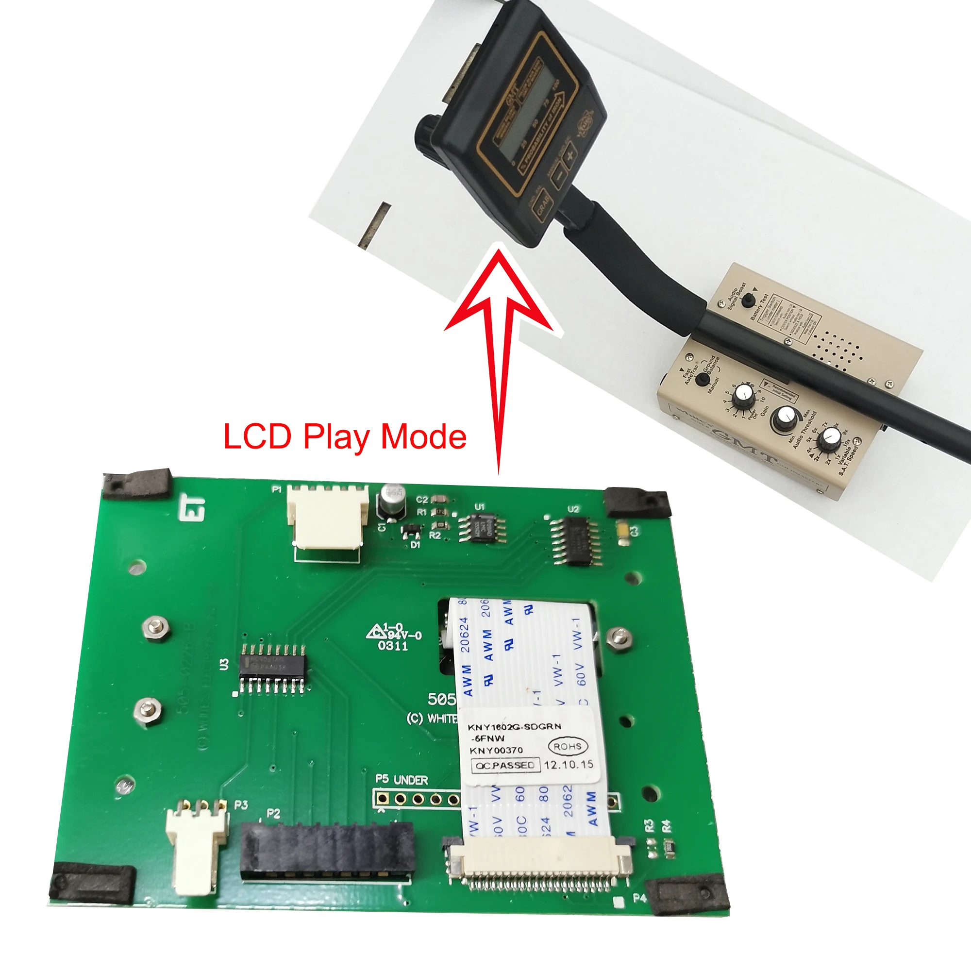 Imagem -05 - Metal Detector com Lcd Play Mode Apenas o Dispositivo Não Incluído