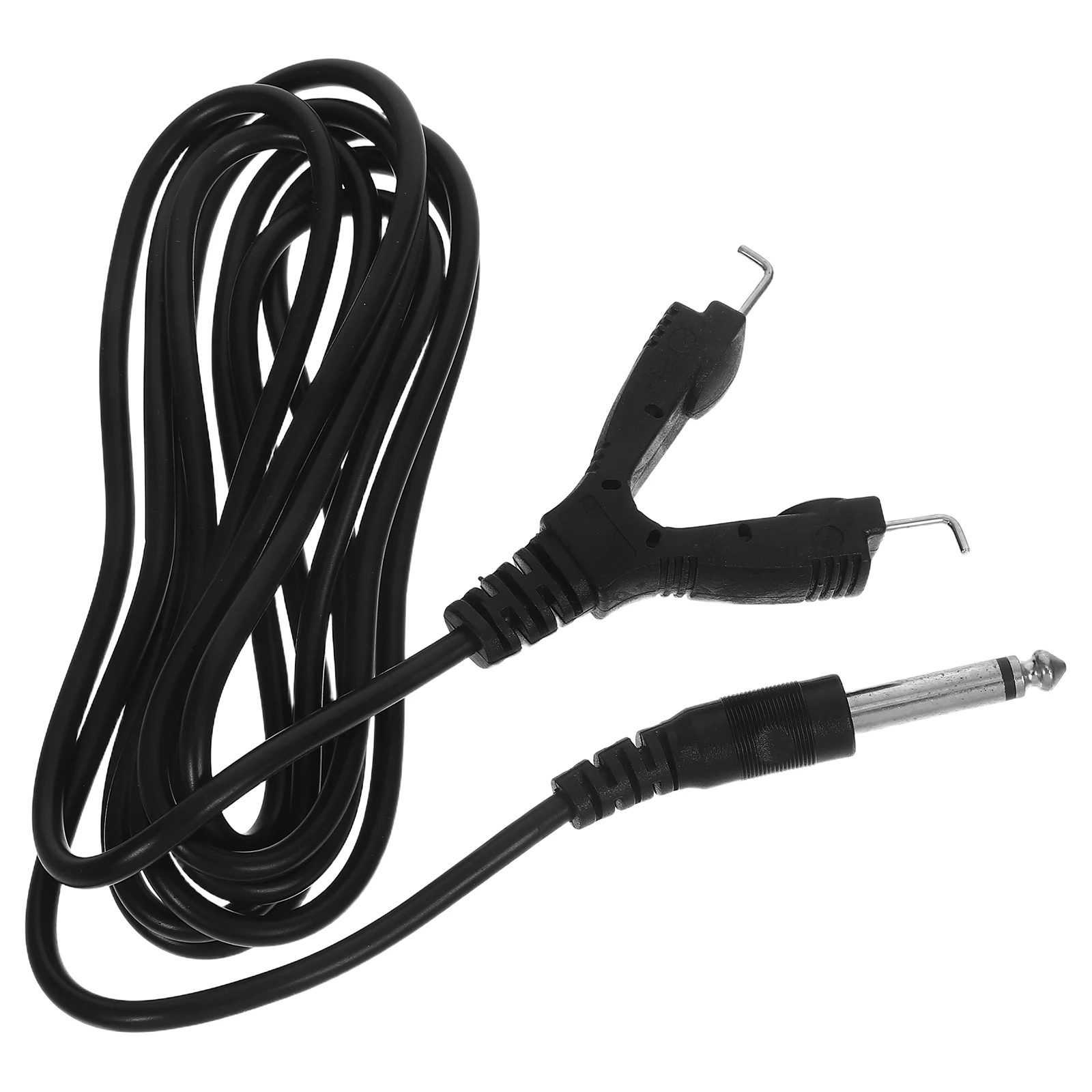 

2.5M Silicone Power For Tattoo Machine Heavy Duty Clip Cord Black Durable Strong Copper Core Compatible With Most Machines Power