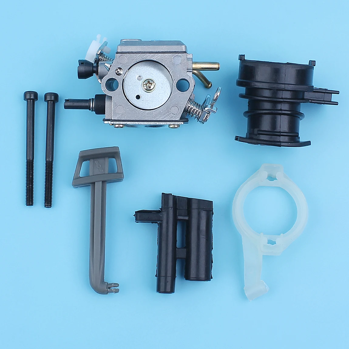 Imagem -02 - Carburador Coletor de Admissão Choke Haste Parafuso Suporte Kit para Husqvarna 365 372xp 371 362 372 Motosserra 503 28 3203 5032818-01