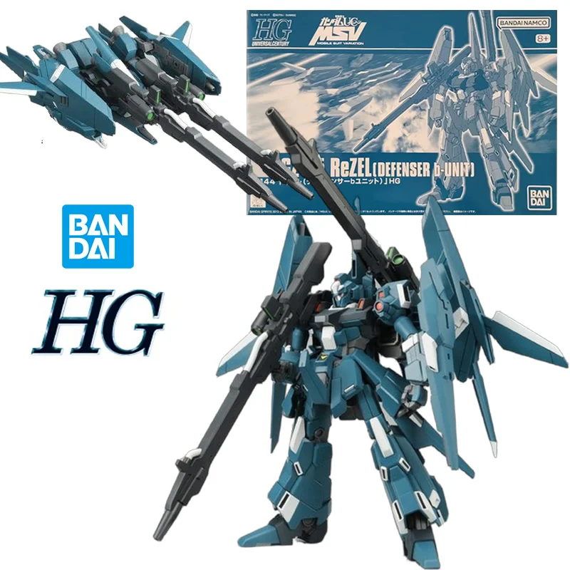 Bandai PB HG 1/144 Rezel Defenser B-Unit 14Cm Aniem Original Action Figure Assemble Gundam Model Children's Toy Gift Collection