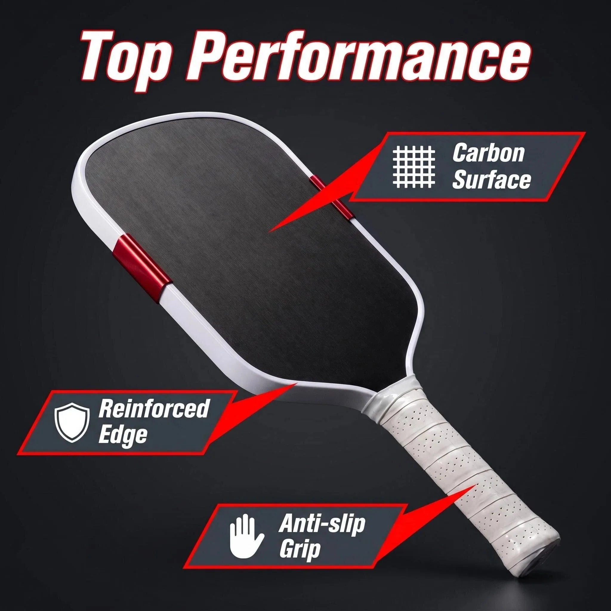 High Quality Boom Core Fifth Generation EVA Surround Foam Boom Power Equipped With Metal EPP Material Pickleball Paddle Raw