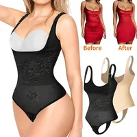 Women Shapewear Bodysuit New Tummy Control Shapewear Waist Trainer Thong Body Shaper Colombian Fajas Slimming Underwear
