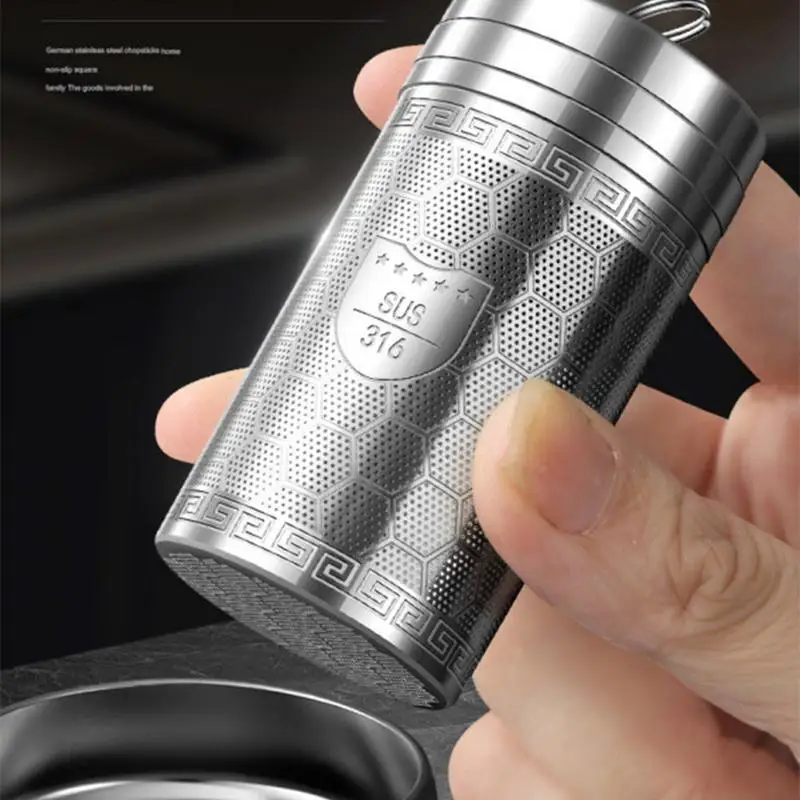 Tea Strainers For Loose Tea Stainless Steel Tea Infuser With Threaded Lid Extended Chain Hook Tea Strainer Loose Tea Holder Tea - Image 3