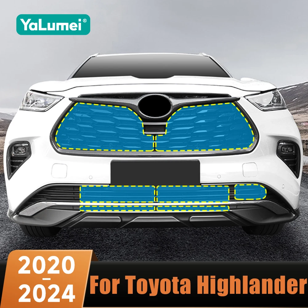 

Автомобильный воздухозаборник, сетка от насекомых, защита от пыли, внутренняя вентиляционная решетка, крышка для Toyota Highlander XU70 2020 2021 2022 2023 2024, гибридный