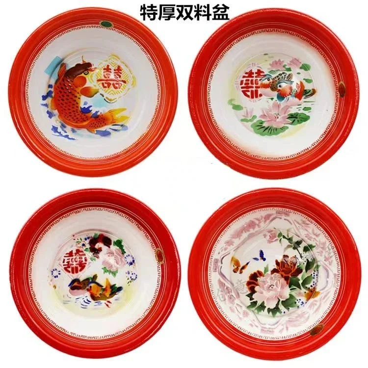 Extra-thick Old Enamel Basin Washbasin Baby Washbasin Bowls Can Be Heated By Open Fire 36-40cm Living Room Sets Chinese style