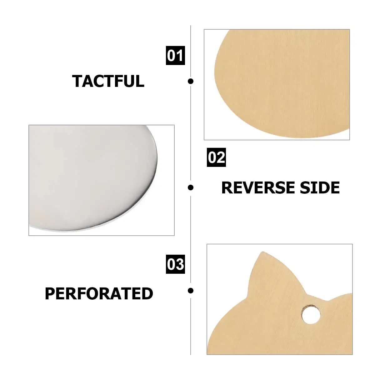 

2pcs Stainless Steel Id Tags For Dogs Cats Creative Durable Pet Identity Tag Dog Cat Charm Listing Pendant Pet Supplies