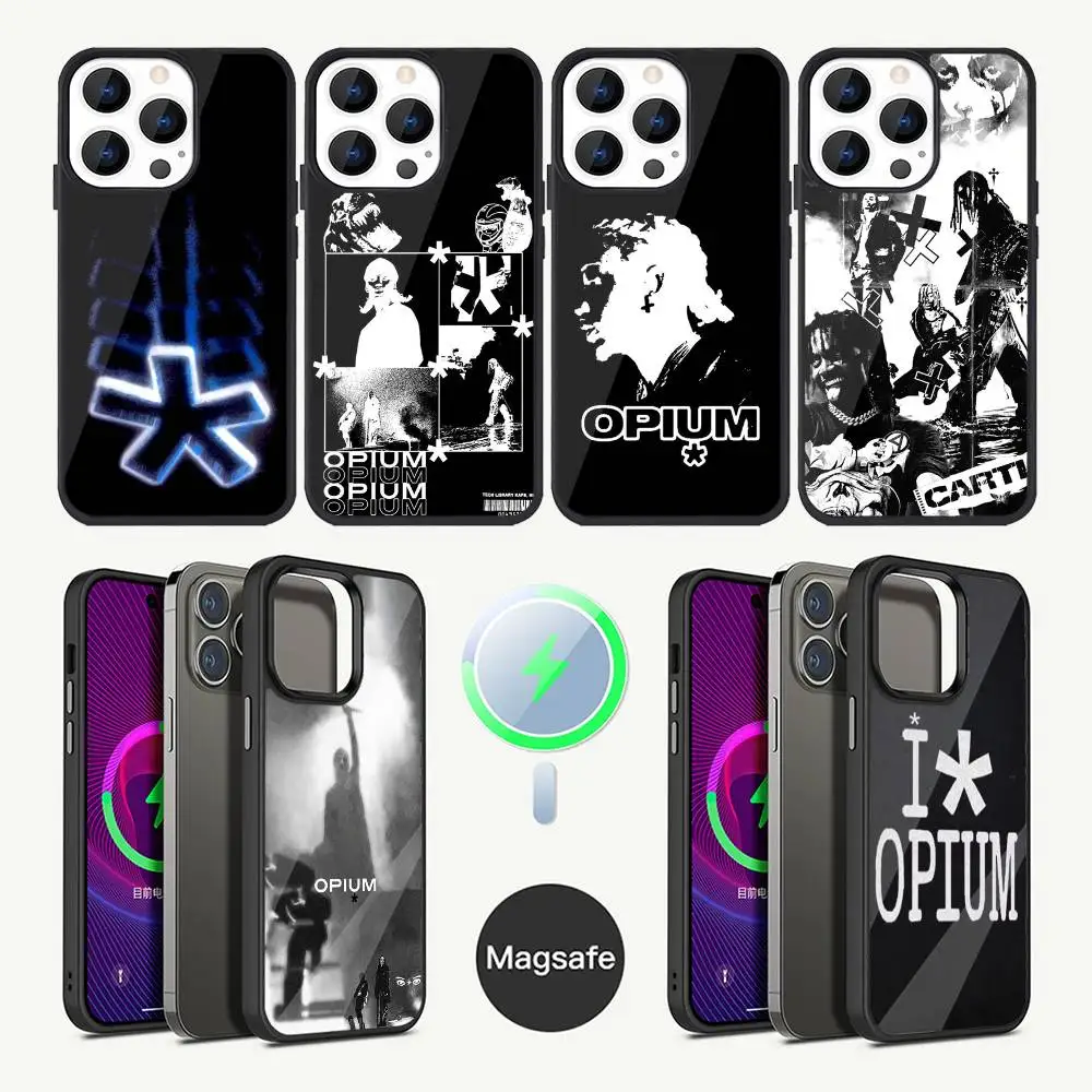 

O-Opium Rap Phone Case For iPhone 17,16,15,14,13,12,11,Plus,Pro,Max Mini Magsafe Magnetic Wireless Charging