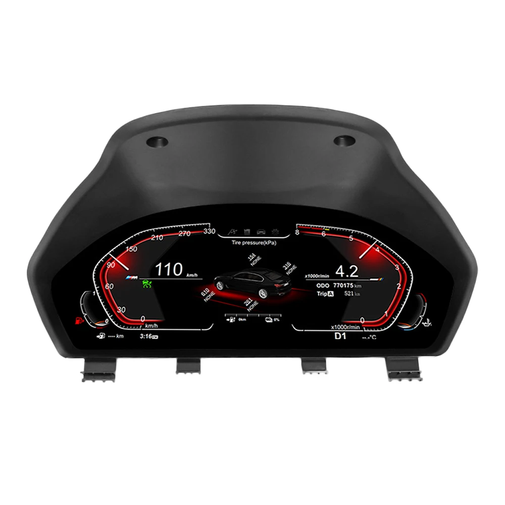 12.3 "1920*720 Auto LCD Dashboard Paneel Voor BMW 3 4 Serie F30 F31 GT-F34 F32 F33 F36 418D Instrumentenpaneel Virtuele Cockpit