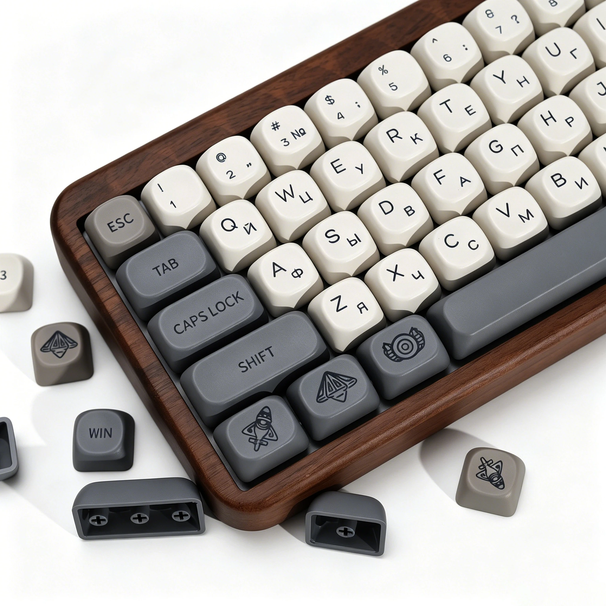 KBDiy Keycaps Russi Tema Retro - Retro Gaming Mac recensione e prezzo